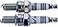 NGK SPARK PLUG SET 7085707 IRIDIUM REPLACEMENT CR8EIX 4218 Set 2 pieces