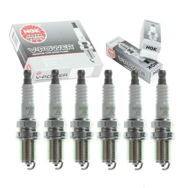 Sixity Auto 6 pc NGK VPower Spark Plugs compatible with Kia Sorento 33L 35L 38L V6 20032009