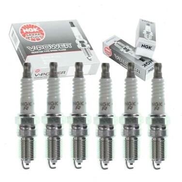 Sixity Auto 6 pc NGK VPower Spark Plugs compatible with Chevrolet Blazer 43L V6 19962005