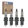 Sixity Auto 4 pc Champion Copper Plus Spark Plugs compatible with Chevrolet Cruze 14L L4 20112015