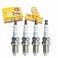 Sixity Auto 4 pc NGK Standard Spark Plugs compatible with Toyota Corolla 18L 24L L4 20002012