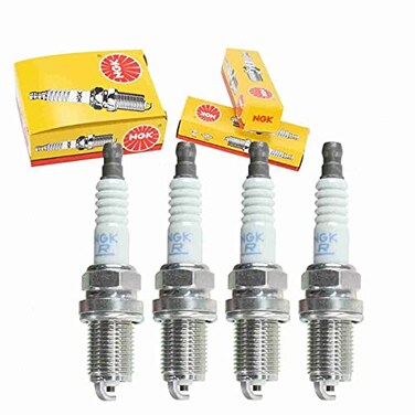 Sixity Auto 4 pc NGK Standard Spark Plugs compatible with Toyota Corolla 18L 24L L4 20002012