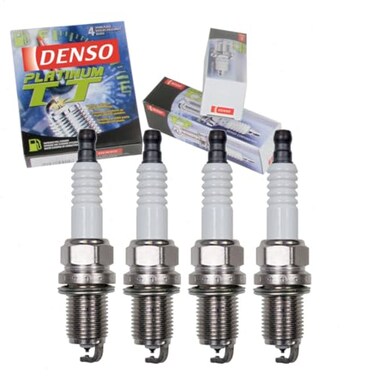 Sixity Auto 4 pc DENSO Platinum TT Spark Plugs compatible with Toyota RAV4 20L 24L L4 19962008