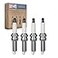 Sixity Auto 4 pc Champion Copper Plus Spark Plugs compatible with Hyundai Elantra 16L 18L L4 20112019