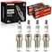 A-Premium APremium Iridium Platinum Spark Plugs Compatible with Honda Civic 19922000 15L 16L Pack of 4
