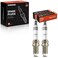 A-Premium APremium Iridium Platinum Spark Plugs Compatible with Fiat 500 L4 14L 20122017 Chevrolet Spark L4 12L 20132015 Pack of 2