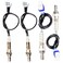 higherbro 4x Oxygen O2 Sensor for 2008 2009 2010 2011 2012 2013 Chevrolet Silverado 1500 48L53L60L62L Upstream Downstream Upper Lower