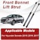 EKALA PM3570 Front Hood Struts Shock for Hyundai Sonata 2015 2016 2017 Car Hood Lift Support Struts Absorber Replace 6020 941221 371418 941221 81161C1000 81171C1001 2 Pcs