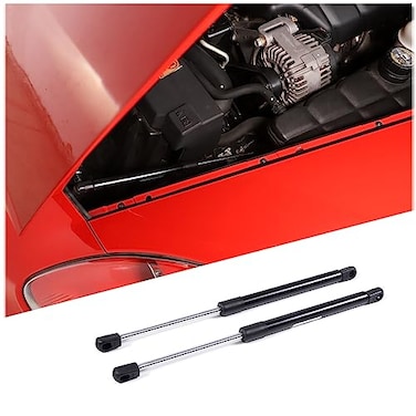 PIUGILH Front Hood Lift Support Struts Fit for C6 Corvette 20052013 Accessories Car Front Hood Lift Support Springs Shocks Struts Replacement Parts 2Pcs Black