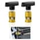 IHOTDER 2Pcs Hood Strut ClampLifting Camps Car ToolsM14 Spark Plug Gap Spark Plug CaliperCar Hood PropMultiPurpose Snap On Lift Support Clamp for Hoods Tailgates Hatchbacks Trunks Gold