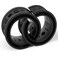 AICARS Shock Absorber Spring Rubber Coil Spring Booster Cushion Car Bumper Buffer Power Cushion Black A Type Pack of 2