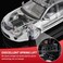 AICARS Shock Absorber Spring Rubber Coil Spring Booster Cushion Car Bumper Buffer Power Cushion Black A Type Pack of 2