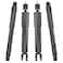 TRQ Front and Rear Shock Absorber Set 4 Piece for 20022006 Chevrolet Avalanche 1500 20002006 Suburban 1500 Tahoe GMC Yukon XL 1500