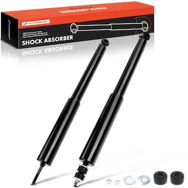 A-Premium APremium Rear Pair 2 Suspension Shock Strut Absorbers Compatible with Toyota Corolla Sienna Tercel Mazda 626 Lincoln Town Car AMC Eagle Driver and Passenger Side