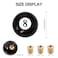 ATNVIDSG Round 8 Ball Shift Knob Black Universal Manual Shift Knob with 3 Adapters M8x125 M10x125 M10x15 Billiard 8 Ball