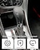 AUGREX Gear Shifter Knob for Buick Verano 20122017 Gear Shift Knob Leather Car Stick Lever Handle Shifter Head Transmission Gear Shift Lever Knob Perforated Leather Black