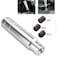 BARTOO Aluminum Weighted Manual Shift knobs Long Stick Shift Knob Gear Shifter Knobs Car Accessories Lever Cover Head Universal Shifter Knobs with 3 Threaded Adapters Silver