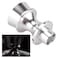 BARTOO Billet Aluminum Reverse Lockout Shift Knob Aluminum Alloy Gear Shift Knob Reverse Lockout Lever Lifter Up for Subaru BRZ Toyota FT86 GT86 Silver