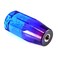 CYDZSW Automatic Gear Shift KnobCrystal Shifter Boot KnobsUniversal Cool Car Accessories BluePurple10CM
