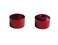 DEWHEL Red Aluminum Lift Up Reverse LockOut Shift Knob Adapter for Manual Shifter M12x125