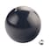 DEWHEL Round Ball Billet M12x125 5 Speed Short Throw Shifter Shift Knob MT Manual Gearbox Screw On Black