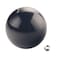 DEWHEL Round Ball Billet M12x125 5 Speed Short Throw Shifter Shift Knob MT Manual Gearbox Screw On Black