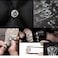 EGBANG Black Leather Gear Shift Knob Cover with Bling Bling Crystal Rhinestones for Women or Girls Universal Fit Gear Shift Stick Protector