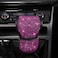 MINGZAIQIPEI Bling Car Shift Gear Cover Luster Crystal Car Knob Gear Stick Protector Diamond Car Decor Accessories for Women Pink