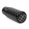 muge racing Carbon Fiber Shift Knob 6 Speeds Pattern Modified Carbon Fiber Aluminum Manual Automatic Gear Shift Knob for Vehicles with 3 Adapters Black