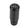 muge racing Carbon Fiber Shift Knob 6 Speeds Pattern Modified Carbon Fiber Aluminum Manual Automatic Gear Shift Knob for Vehicles with 3 Adapters Black