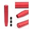 muge racing Universal Shift Knob with M8M10M12 x 125 Adapters Heavy Duty Gear Shifter Handle for Most Vehicles Easy Installation Aluminum Alloy NonSlip Grip 709 Inch Red