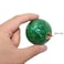 Pursuestar Green Nebula Cloud Round Acrylic Shift Knob for Both Manual or Automatic Fit for Honda Toyota Mazda Nissan Acura 5Speed 6Speed