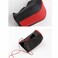 Rifoda for Civic Leather Gear Shift Knob Cover Fit for Honda 10th Civic 2016 2017 2018 2019 2020 2021 Interior Accessories Protective Cover Decoration Black Leather with red Thread