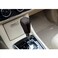 SUNBREATH Compatible with DIY Genuine Leather Gear Shift Knob Cover Interior Accessories Protective Decoration for Toyota Corolla 2018 2017 2016 2015 2014 Black with Red Stitches