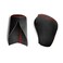 SUNBREATH Compatible with DIY Genuine Leather Gear Shift Knob Cover Interior Accessories Protective Decoration for Toyota Corolla 2018 2017 2016 2015 2014 Black with Red Stitches