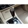 SUNBREATH Compatible with DIY Genuine Leather Gear Shift Knob Cover Interior Accessories Protective Decoration for Toyota Corolla 2018 2017 2016 2015 2014 Black with Red Stitches