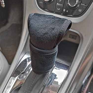 Tianmei Universal Fit Automotive Gear Shifter Knob Cover Car Shift Lever Interior Decor Accessories Pure Black