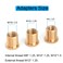 Tsinghwang 6 PCS Shift Knob Thread AdaptersFit for Most Manual Gear Shift Head M8 X 125 M10 X 125 M10 X 15 Thread Gear Shifter Knob Screw