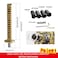 WENJTP Katana Samurai Sword Shift Knob Shifter Katana Universal Fit for Manual Cars with Adapters Gold Black26cm