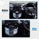 X AUTOHAUX Black Car Interior Faux Leather Gear Shifter Shift Knob Cover Transmission Shift Boot Lever for Honda CRV 20172021 Black Stitches
