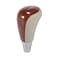 X AUTOHAUX Gear Shift Knob Head Cover Automotive Shift Lever for Toyota Camry Corolla Highlander RAV4 for Lexus Beige Brown