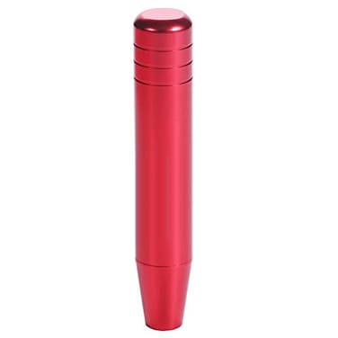 Bashineng Long Shift Knob Extension Shifter Handle Aluminum Alloy Gear Stick Transmissions Weighted Shifting Lever Universal Fit Most Manual Automatic Cars Truck SUV Red