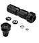 BOFiNEHY Black Shifter Transfer Case Knobs Kit for Toyota FJ Cruiser 20072015 CNC Machined 6061 Aluminum Anodized Finish Direct Fit Upgrade