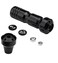 BOFiNEHY Black Shifter Transfer Case Knobs Kit for Toyota FJ Cruiser 20072015 CNC Machined 6061 Aluminum Anodized Finish Direct Fit Upgrade