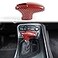 Voodonala for Challenger Charger ABS Gear Shift Shifter Knobs Cover Trim for 20152024 Dodge Challenger Charger Interior Accessories 20182024 Durango ABS RedBlack Fiber 3pcs