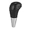 X AUTOHAUX Car Auto Automatic Gear Stick Shift Knob for Toyota Land Cruiser 4Runner 20032021 for Tundra for Lexus LX Black Faux Leather Wood Pattern