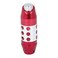 X AUTOHAUX Universal Aluminum Alloy Car Gear Stick Shift Knob with Button Lever Shifter Red