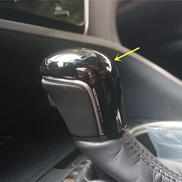 ZiWen ZiWwen Gloss Black Gear Shift Knob Cover Trim for Toyota Camry 20182025 Avalon Corolla 20202025 Gloss Black