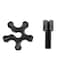 DGZZI 8mm Motorcycle Brake Clutch Levers Cable Wire Adjuster Screw Bolt for Motorcycle ATV UTV Sport BikeBlack