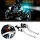 Klanata 1 Pair 78 Motorcycle Brake Lever Clutch Brake Handle Levers 22mm Motorcycle Clutch Brake Handle Replacement for Suzuki Easy Installation Silver